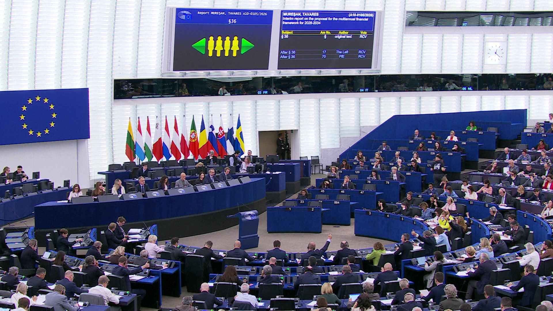 Long-term EU budget (MFF) for 2028-2034: extracts from the debate and from the vote